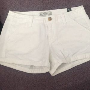 Abercrombie White Shorts